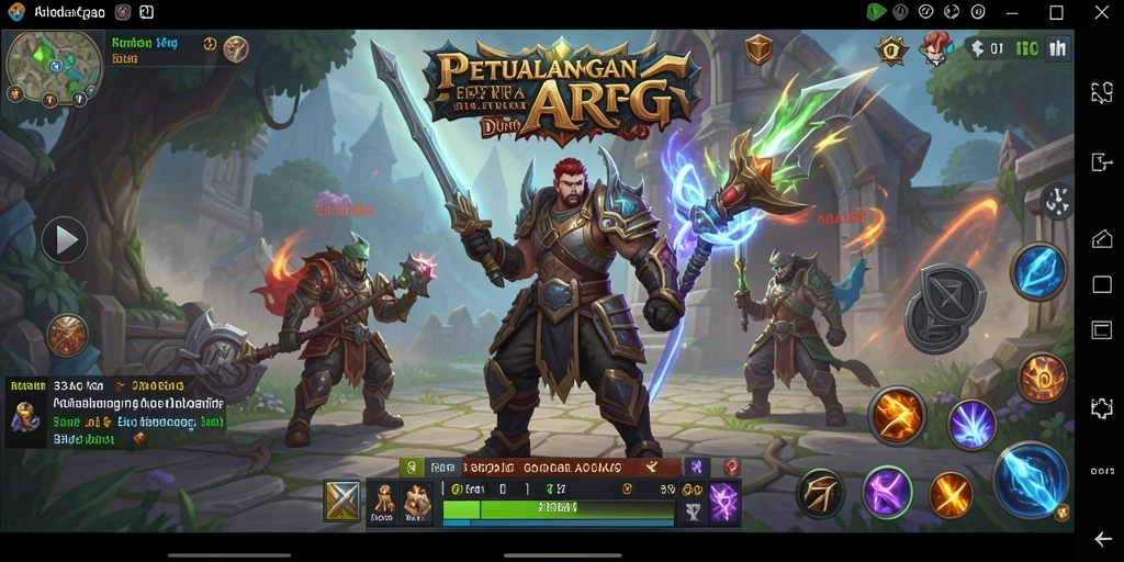 Screenshot gameplay 33AG menampilkan aksi pertarungan epik yang mendebarkan.
