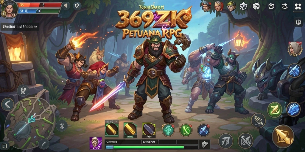 Gameplay menarik dalam petualangan RPG yang seru.