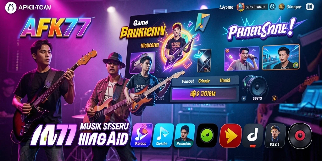 Tampilan gameplay AFK77 yang penuh warna dan interaktif.