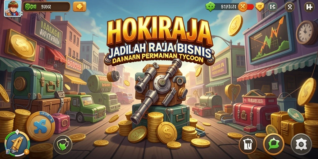Gameplay HOKIRAJA yang menggugah selera bisnis dan tantangan menarik.