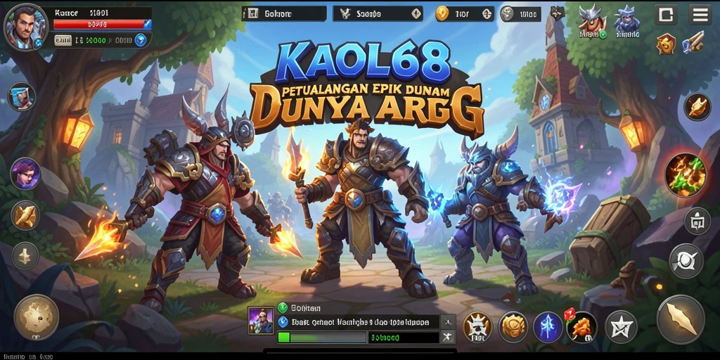 Gameplay seru KAOL68 dengan pertarungan epic di dunia ARPG.