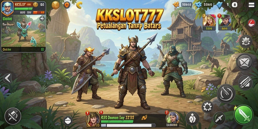 Tampilan gameplay KKSLOT777 yang memukau dalam dunia terbuka.
