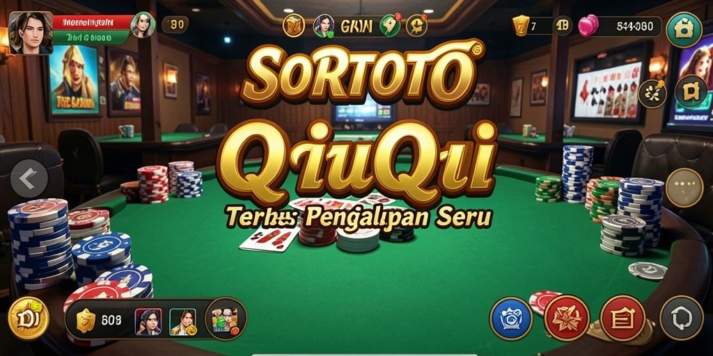 Screenshot SORTOTO menampilkan serunya permainan QiuQiu.