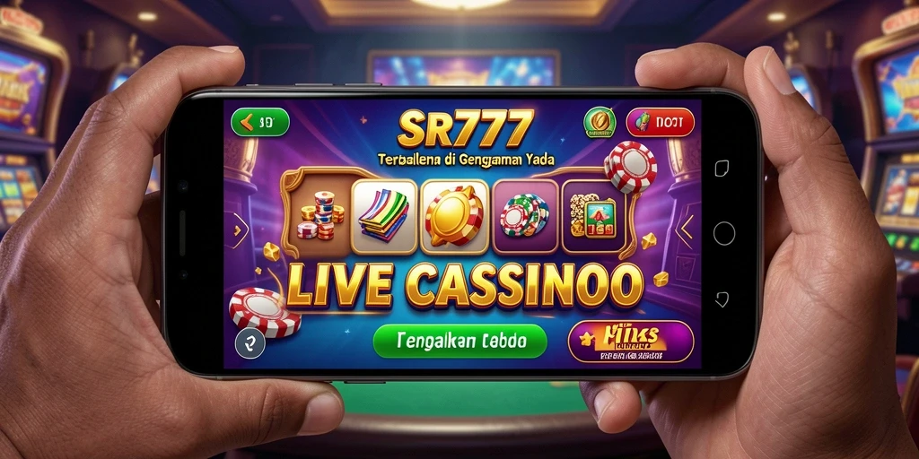 Tampilan gameplay Live Casino yang mendebarkan di SR777.