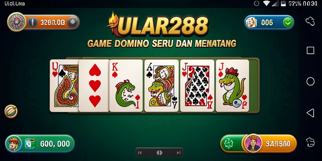 Screenshot gameplay menunjukkan keseruan bermain Domino.